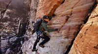 Click to watch 'Rock Climb: The Physical...' (popup) Orlando Bloom To The Edge